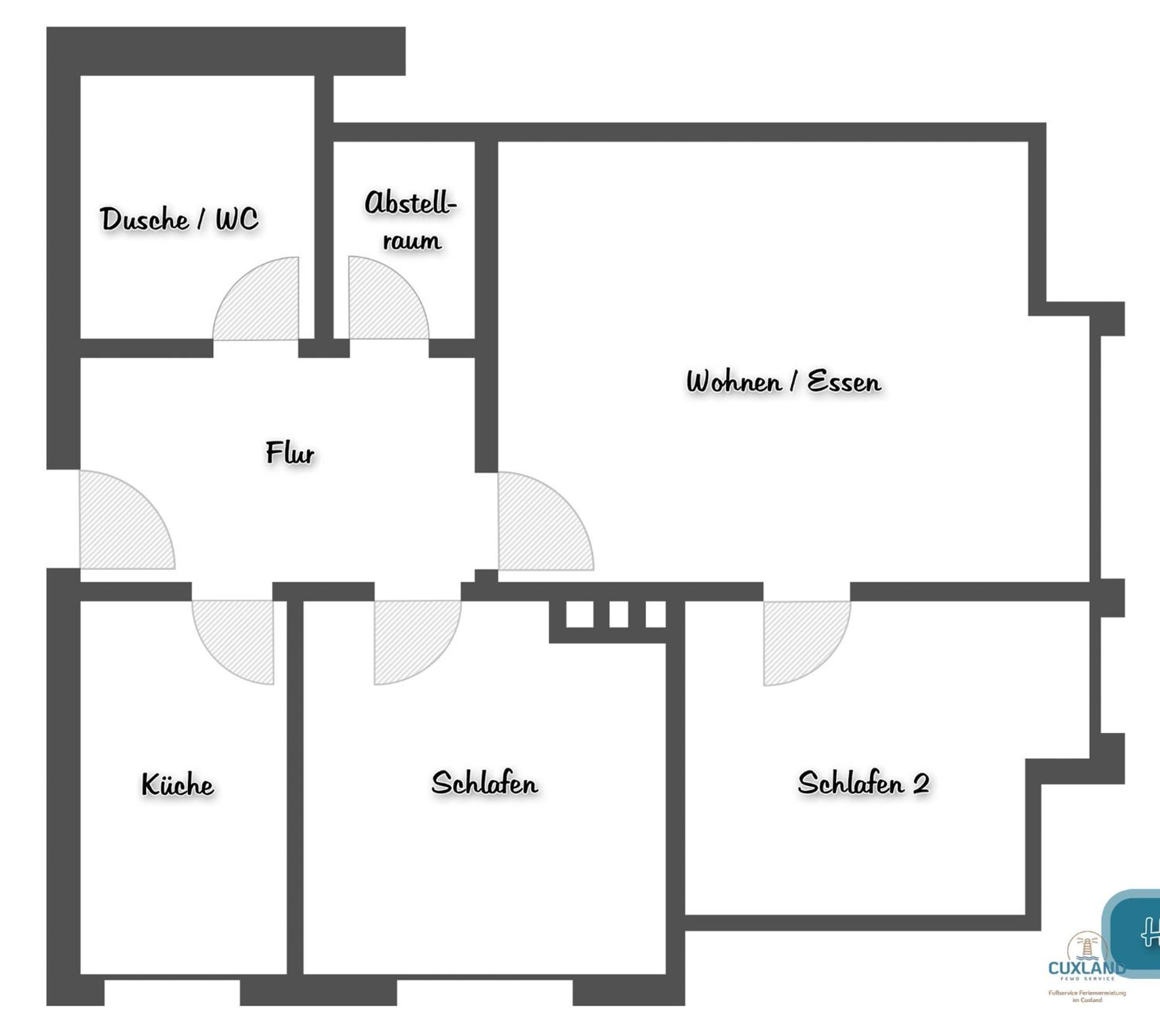 Haus Kerstin Duhnen Wohnung 10 Куксхавен Екстериор снимка